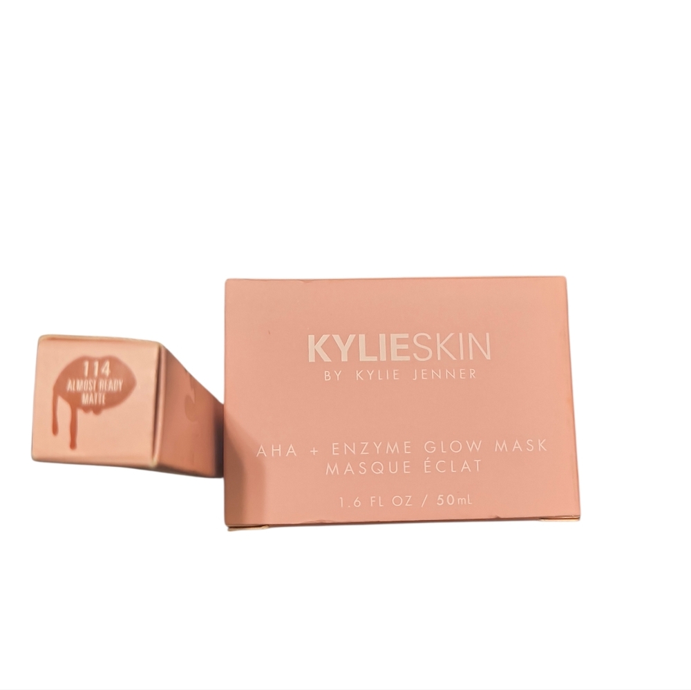 Kylie Skin AHA + Enzyme Glow Mask and Kylie Lipstick NWT